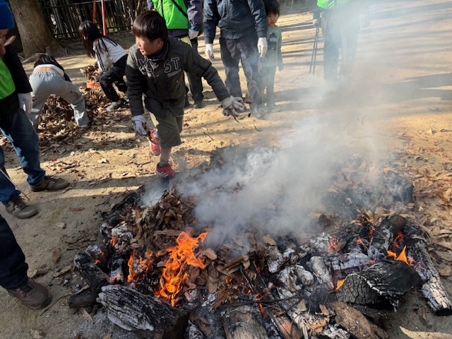 💛大阪水上隣保館の子どもたちと焼き芋大会 💛大阪水上隣保館の子どもたちと焼き芋大会