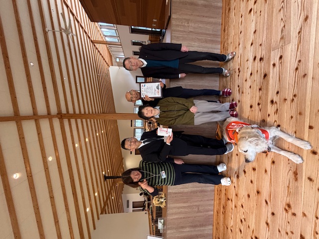 関西盲導犬協会様を訪問しました 　　　　　　愛の思いやり運動寄付をお届け